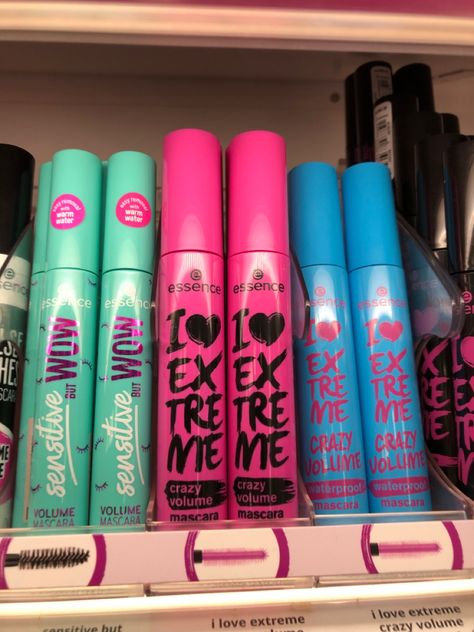 Essence Mascara Aesthetic, Ikea Alien, Pinterest Wishlist, Mascara Collection, Mascara Essence, Essence Mascara, Elf Primer, Cute Apple Watch Bands, Brown Hairstyles