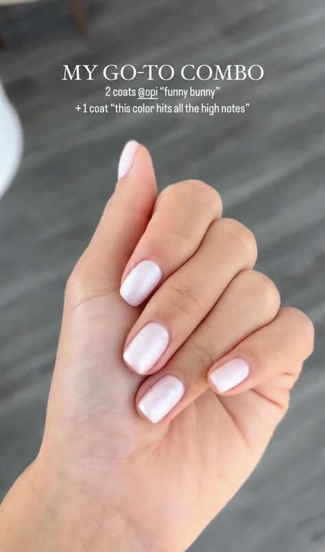 Funny Bunny Opi, Funny Bunny Nails, Pale Nails, Opi Nail Polish Colors, Bunny Nails, Manicure Inspiration, Awesome Nails, Holiday Nail, Finger Nails