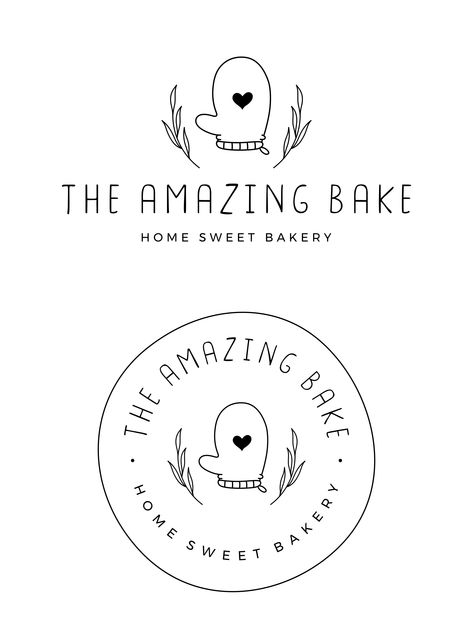 This pre-made bakery logo design is perfect for bakery shops, bakers, pastry chefs, cake shops, food photographers and many more! It will give your business a professional and elegant look. #bakerylogo #ovenmitt #bakerlogo #bakery #kitchenlogo #cheflogo #minimal #bakery #brandingkit #logodesign Logo Pastry, Bakery Branding Design, Free Stencils Printables Templates, Bakery Shops, Bakery Names, Round Logo Design, Dessert Logo, Food Photography Dessert, Logo Bakery