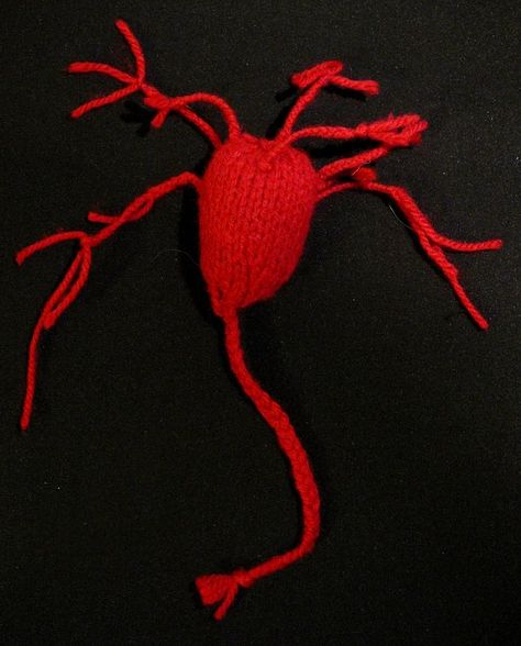 Knit a Neuron – free pattern alert Knitted Projects, Knitting Art, Odd Stuff, Inspiration Images, Mad Scientist, Raise Funds, Diy Fabric, Cabaret, Needle And Thread