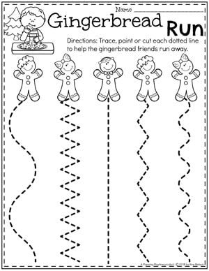 Gingerbread Man Printables - Planning Playtime December Lessons, Gingerbread Man Activities, Gingerbread Activities, Preschool Christmas Activities, December Activities, Christmas Worksheets, Christmas Kindergarten, Winter Preschool, Christmas School