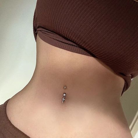 Gothic Minimalist, Navel Piercing Jewelry, Dangle Belly Rings, Elegant Gothic, Navel Piercing, Button Rings, Nose Rings Hoop, Crystal Hoop Earrings, Belly Button Piercing