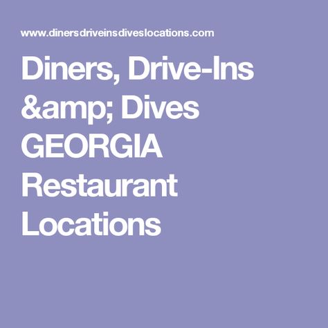 Diners, Drive-Ins & Dives GEORGIA Restaurant Locations Scuba Diving Mask, Arizona Restaurants, Florida Restaurants, Best Scuba Diving, Guy Fieri, Food Shows, The Map, Scuba Diving, Mississippi