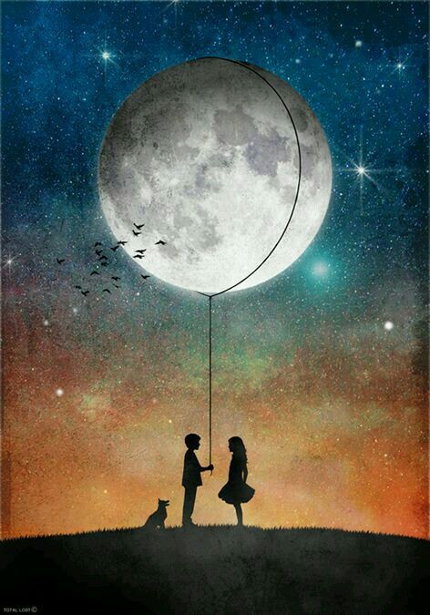 Moon Moon, Moon Poster, Moon Photography, Beautiful Moon, Arte Fantasy, 판타지 아트, Moon Art, Love Wallpaper, Canvas Art Painting