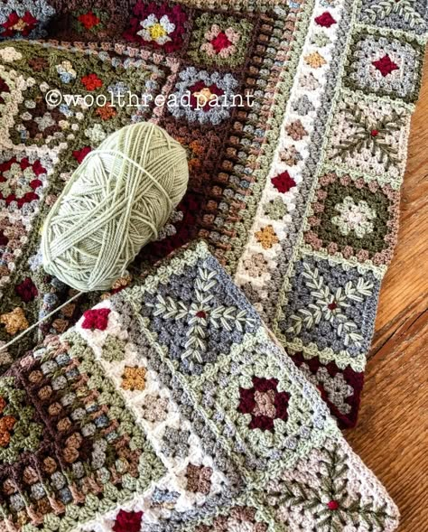 Yarn Projects Crochet, Fiber Crafts, String Crafts, Easy Crochet Blanket, Crochet Blanket Designs, Crochet Quilt, Crochet Square Patterns, Blanket Patterns, Crochet Diy