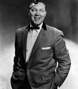 In MEMORY of BILL HALEY on his BIRTHDAY - American rock and roll musician who first popularized his form of music in the early 50s with his group Bill Haley & His Comets and million-selling hits such as "Rock Around the Clock", "See You Later, Alligator", "Shake, Rattle and Roll", "Rocket 88", "Skinny Minnie", and "Razzle Dazzle". He has sold over 60 million records worldwide and has been described as the greatest musical pioneer of the 20th century. Jul 6, 1925 - Feb 9, 1981   (heart attack) Alan Freed, Eddie Cochran, Little Richard, Bill Haley, Rock Around The Clock, Classic Rock And Roll, Oldies Music, Disc Jockey, Rhythm And Blues