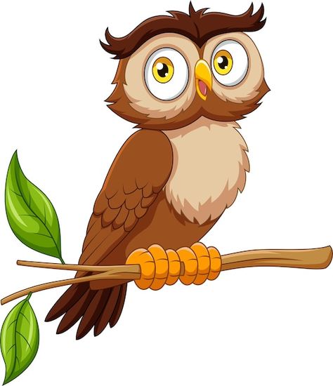 Owl Cute Illustration, Owl Animation, Family Tree Images, Cute Art Projects, Islamic Image, Birds Clipart, Owl Clipart, Horse Canvas Painting, Owl Kids