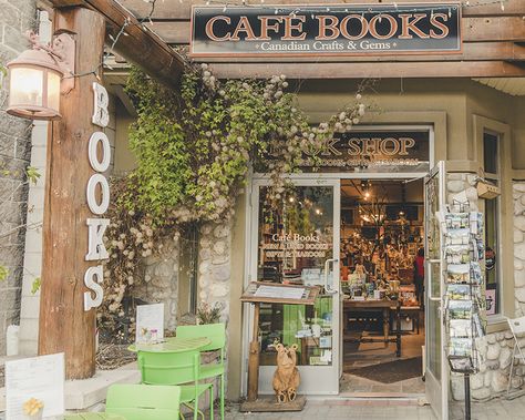 Light Bookstore Aesthetic, Bookstore Front Design, Beach Bookstore, Whimsical Bookstore, Coffee Shop Bookstore Aesthetic, Bookstore Exterior, Opening A Bookstore, Coffee Book Shop, Book Shop Design