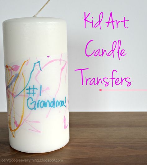 Kid Art Candle Transfers a perfect gift for Mothers Day! Candle Transfer, Easy Mother's Day Crafts, Diy Mother's Day Crafts, Kids Candles, Cute Mothers Day Gifts, Diy Gifts For Kids, Mothers Day Crafts For Kids, Kid Art, Unique Mothers Day Gifts