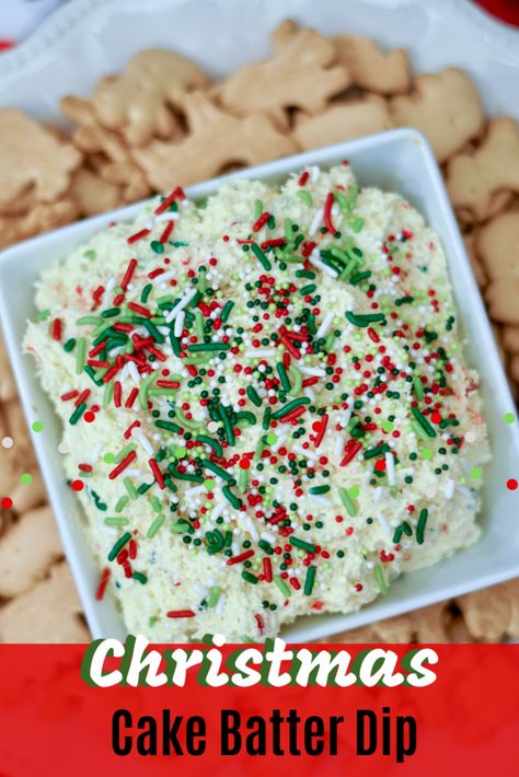 Funfetti Dip With Vanilla Pudding, Christmas Funfetti Dip, Christmas Cake Dip Recipe, Cake Mix Dip Funfetti, Cake Batter Dip Funfetti, Cake Dip Funfetti, Easy Christmas Dessert Dips, Christmas Desert Dips, Dessert Dips For Parties Christmas