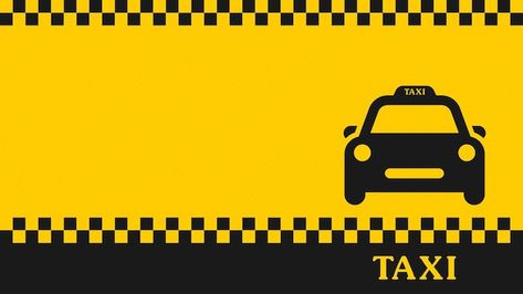 Taxi sign transport background. taxi ser... | Premium Vector #Freepik #vector #taxi-cab #taxi-car #taxi #car-street Taxi Logo, Service Business Card, Taxi Sign, Taxi Car, Service Business, Logo Psd, Taxi Cab, Technology Icon, Blank Space