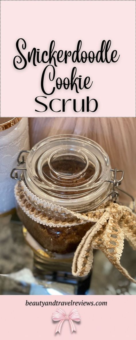 DIY sugar scrub recipes: Whip up this snickerdoodle cookie scrub, and enjoy your silky skin. Also see two more DIY cookie scrubs, and get decorating tips and inspiration. Sugar Cookie Scrub, Diy Sugar Scrub, Diy Sugar Scrub Recipe, Snickerdoodle Cookie, Body Scrub Recipe, Sugar Scrub Homemade, Sugar Scrub Recipe, Sugar Scrub Diy, Beauty Treats