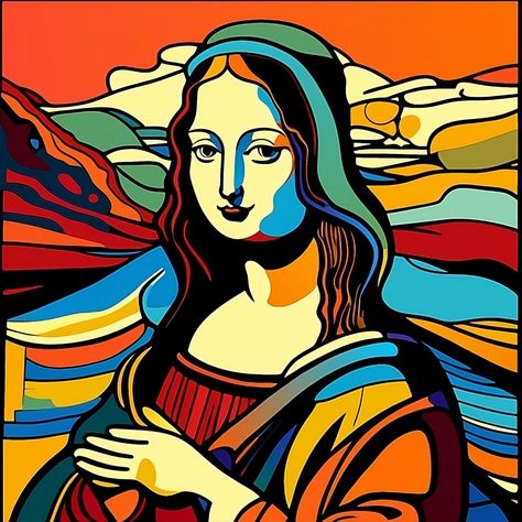 "The Mona Lisa: the most famous painting in the world #monalisa #leonardodavinci #louvre #paris #france" The Mona Lisa, Pink Abstract Art, Most Famous Paintings, Fauvism, Louvre Paris, Art Instructions, Pink Abstract, Exhibition Poster, Art Therapy