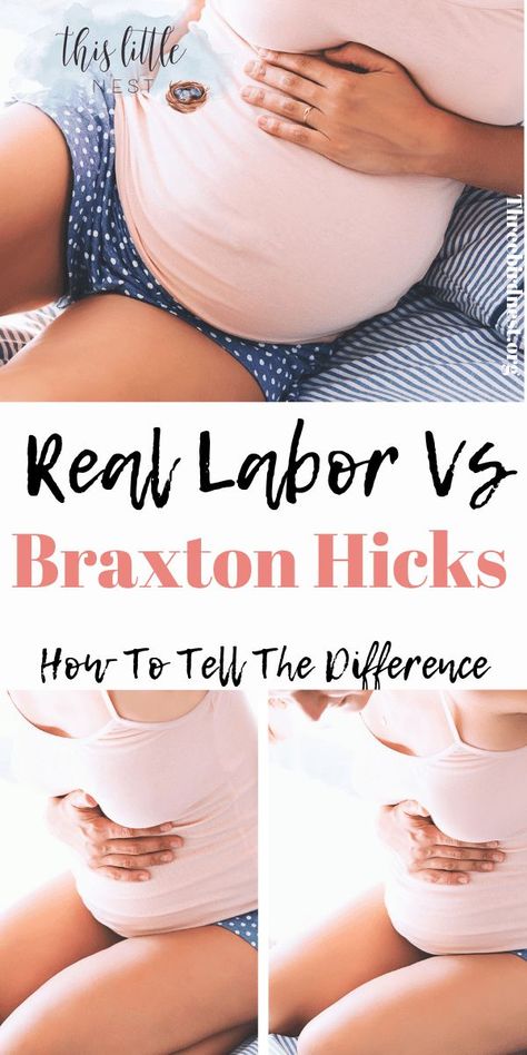 Real labor vs Braxton hicks, Here are some key differences in the two. #braxtonhicks #reallabor #contractions #reallaborvsbraxtonhicks #braxtonhicksvsreallabor Is It Braxton Hicks Or Real Contractions? | This Little Nest #pregnancy #thirdtrimester Timing Contractions, Contractions Labor, Braxton Hicks, Postpartum Care Kit, Pregnancy Exercise, Birth Preparation, Raspberry Leaf Tea, Helpful Advice, Prepare For Labor