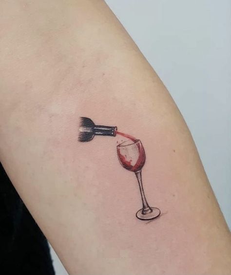 Spilled Wine Tattoo, Spicy Tattoo, Tattoo 2022, Wine Tattoo, Samurai Tattoo Design, Spilled Wine, Bubbles Wallpaper, Samurai Tattoo, Infinity Tattoo