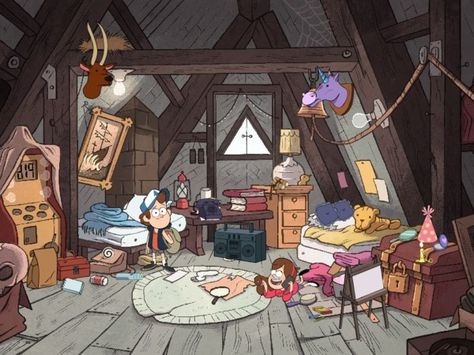 Gravity Falls background art Dipper Y Mabel, Dipper And Mabel, Bg Design, Gravity Falls Art, Isometric Art, Fall Background, Fall Bedroom, Perspective Art, Background Drawing