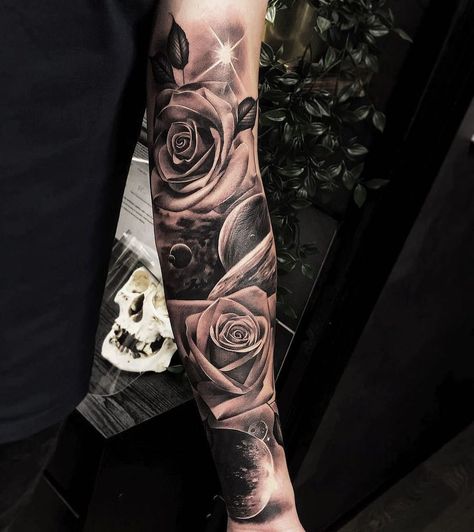 Amazing angel cross playing card roses crown tattoo sleeve by awesome artist Vladimir Drozdov @drozdovtattoo ! – @emmatai88 on Tumblr Crown Tattoo Sleeve, Angel Rose Tattoo, Playing Card Roses, Roses Crown, Crown Tattoo, Real Tattoo, Tattoo Sleeve, Playing Card, Rose Tattoo