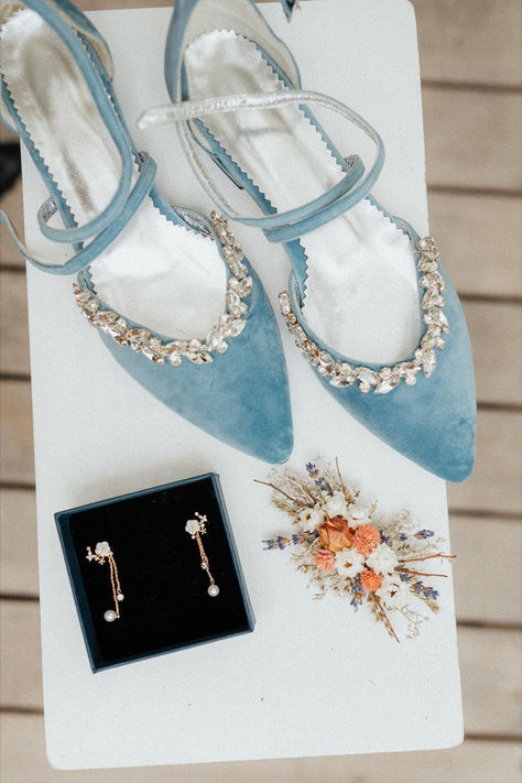 Add a touch of tradition with our something blue flat wedding shoes. Perfect for brides who want to incorporate their “something blue” in a stylish and comfortable way, these shoes combine elegance with practicality. Crafted for all-day comfort, they are ideal for a relaxed yet chic bridal look, ensuring you stay stylish from the aisle to the reception. Light Blue Bridal Shoes, Blue Wedding Shoes Flats, Blue Flats Wedding, Flats Wedding Shoes, Flat Wedding Shoes, Shoes Light Blue, Shoes For Brides, Blue Bridal Shoes, Shoes For Wedding