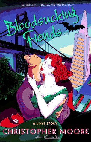 Bloodsucking Fiends: A Love Story (Vampire Trilogy #1)    Raunchy, wrong, wacky, and just downright funny as hell. Christopher Moore, Real Vampires, Ruby Stud Earrings, Powells Books, Uk Images, A Love Story, Funny As Hell, Stud Earrings For Women, Book Nooks