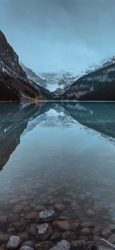 calm body of water #nature #mountain #water #tree #snow #lakelouise #AB #iPhone11Wallpaper Calming Iphone Wallpaper, Iphone Wallpaper November, Water Live Wallpaper, Iphone Red Wallpaper, Water Images, Android Phone Wallpaper, Iphone Pictures, Live Wallpaper Iphone, Body Of Water