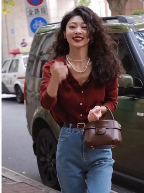 Vintage Outfits Classy Modern, Vintage Outfits Classy, Hong Kong Fashion, Outfits Classy, 90's Fashion, Fashion Mistakes, Looks Chic, 가을 패션, Autumn Outfit