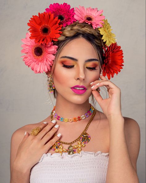 Boda Mexicana, Traditional Mexican, Bride Makeup, Styled Shoot, Party Planning, Crown Jewelry, Makeup, Photography, Beauty