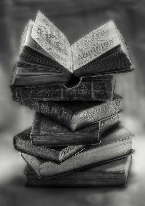 Open Book Drawing, Nobody Is Perfect, Abandoned Warehouse, Black And White Books, Object Photography, Book Wallpaper, Book Wall, Book Tattoo, Book Drawing