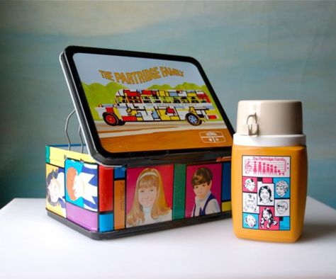 Tin Lunch Boxes, 1970s Tv Shows, Vintage Lunch Boxes, Vintage Lunch, Feeling Nostalgic, Cool Lunch Boxes, Partridge Family, Oldies But Goodies, Get Happy