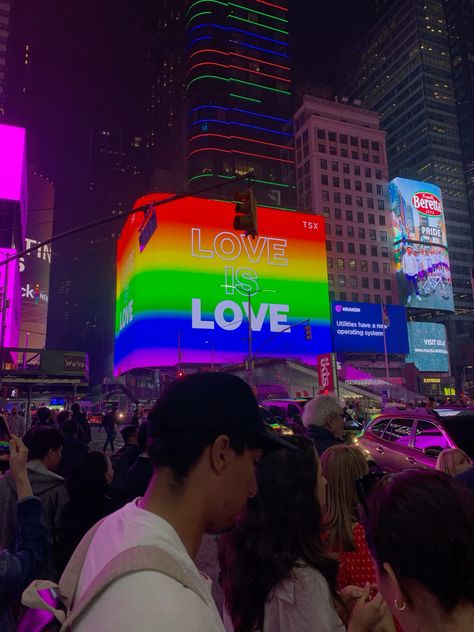 In NYC #nyc #newyorknewyork #timesquare #pride #prideicon Nyc Pride, Times Square, New York City, New York, Square, Travel