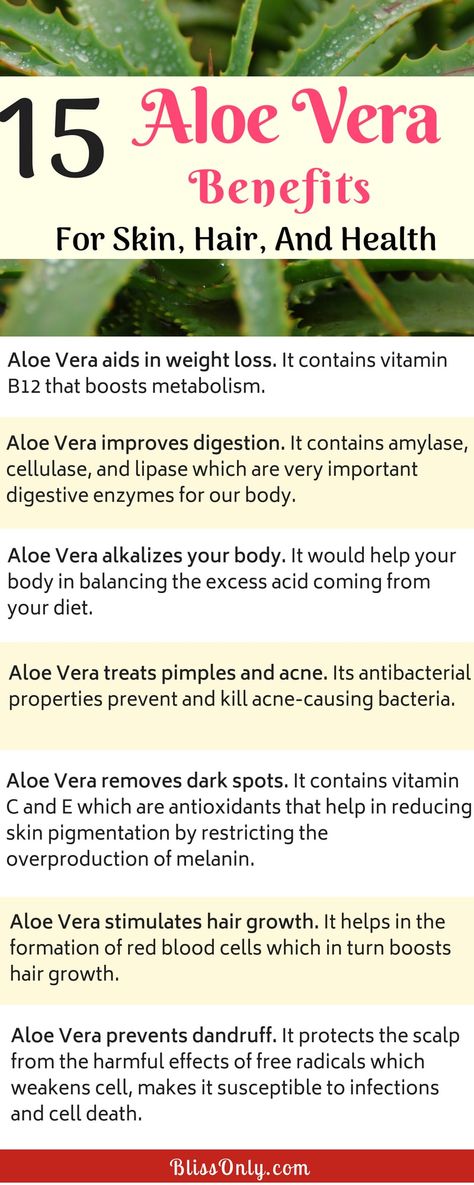 15 aloe vera benefits for skin, hair and health. Include aloe vera juice in your daily diet to speed up weight loss, improve digestion and many more. Aloe vera also provide you with many skin and hair benefits. It has vitamins that helps in treating acne, dark spots, oily skin, dandruff,split ends, dry and damaged hair and many more. It can also be used as an anti aging gel. Aloe Vera Benefits, Treating Acne, Dry And Damaged Hair, Skin Care Routine For 20s, Acne Dark Spots, Brown Spots Removal, Aloe Vera Juice, Skin Remedies, Improve Digestion