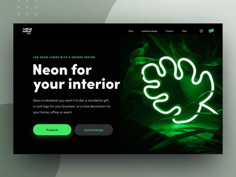 Website Design Animation for Neon Startup by Igor Pavlinski Website Design Animation, Startup Design, Have A Great Friday, Dark Color Palette, Ui Design Website, Neon Logo, Design Maker, Neon Fashion, Neon Design