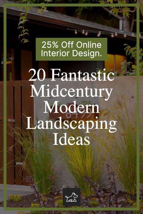 Mid-century modern landscaping is having a moment. More and more design-conscious people are taking their emphasis on the function of the wide outdoors. And why not? With a few well-placed Mid-century Modern landscaping elements, you can turn your outdoor space into a stylish retreat that’s perfect for entertaining, relaxing, or simply enjoying the fresh air. Mid Century Landscaping Front Yard, Mid Century Modern Landscape Front Yard, Mid Century Front Yard, Mid Century Modern Front Yard, Midcentury Modern Landscaping, Mid Century Backyard, Modern Front Porch Decor, Mid Century Modern Backyard, Mid Century Modern Landscaping