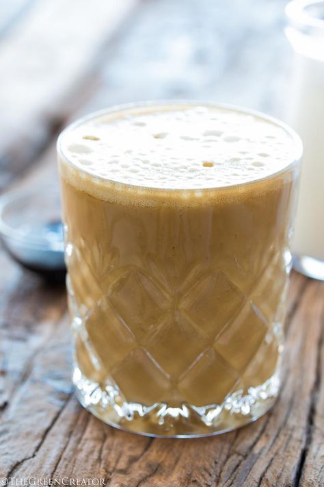 Molasses Milk #vegan #plantbased #recipe #glutenfree   #foodphotography #thegreencreator #drink #veganmilk #molasses #fall #autumn Molasses Drink, Molasses Milk, Blackstrap Molasses Recipes, Winter Holiday Recipes, Molasses Recipes, Healthy Sweeteners, Blackstrap Molasses, Milk Kefir, Vegan Milk