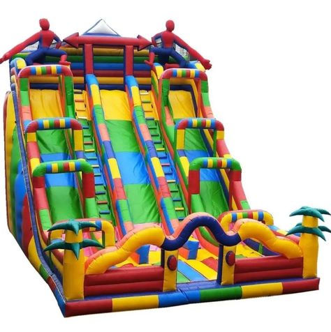 Inflatable Water Park Aesthetic, Inflatable Water Slide Target, Inflatable Bounce House, Air Blower, Bounce House, Pastel Wedding, Business Design, Castle, Better Living