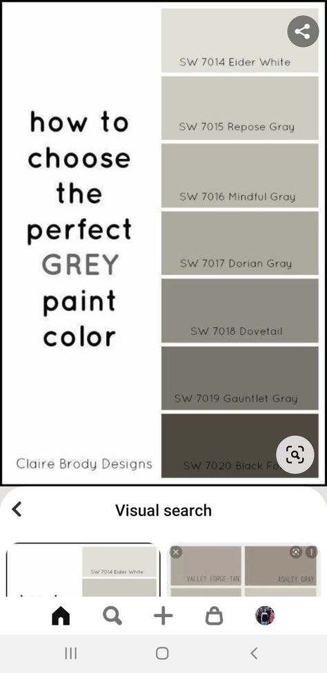 Gray Coordinating Colors, Gauntlet Grey, Eider White, Gauntlet Gray, Ashley Gray, Mindful Gray, Repose Gray, Grey Houses, Grey Paint Colors