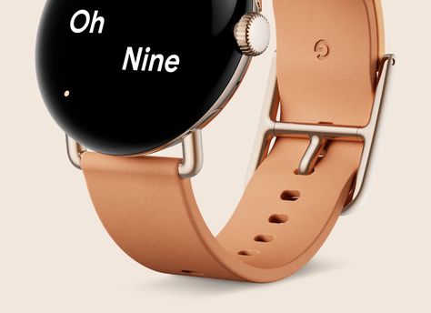 Google Pixel Watch Two-Tone Leather Band - Google Store Google Pixel Watch, Pixel Watch, Google Store, Stretch Bands, Leather Band, Google Pixel, Watch Band, Leather Craft, Italian Leather