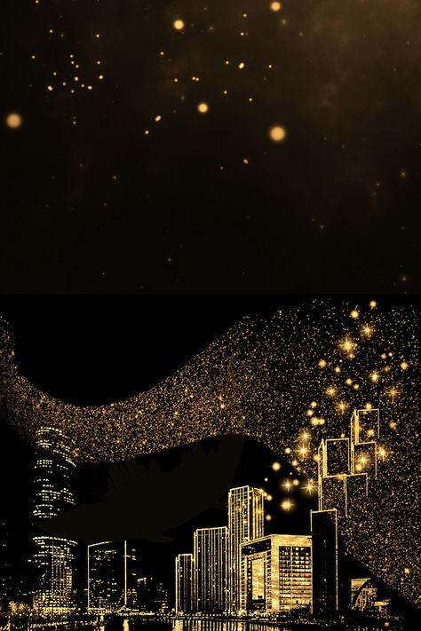 Black glare gold powder city Gold And Black Background, Gold Glitter Christmas, City Background, Black Background Wallpaper, Iphone Background Images, Gold Powder, Graphic Design Background Templates, Creative Background, Poster Background Design