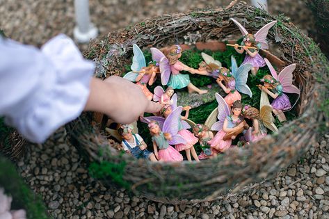 Fairy Garden Birthday Party Craft, 3rd Fairy Birthday Party, Fairy Backyard Party, Fairy Obstacle Course, Fairy Birthday Crafts, Nature Fairy Birthday Party, Fairy House Party, Fairy Scavenger Hunt For Kids, Fairy House Birthday Party