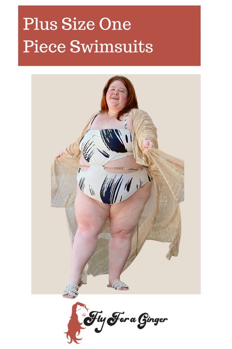 Plus Size One Piece Swimsuits // Where to Find One Piece Swimsuits for Plus Size Summer Clothes Plus Size, Plus Size Summer Clothes, Summer Dresses Plus Size, Plus Size Outfits Casual, Casual Plus Size Outfits, Trendy Plus Size Dresses, Plus Size Summer Tops, Swimming Costumes, Plus Size Summer Dresses