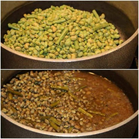 step by step image on How to Cook Field Peas Fresh Field Peas Recipe, Southern Field Peas Recipe, Field Peas Instant Pot, White Acre Peas Recipe, Field Peas Southern, Frozen Field Peas And Snaps Recipes, Field Peas Recipe Slow Cooker, How To Cook Peas, Chicken And Cornbread