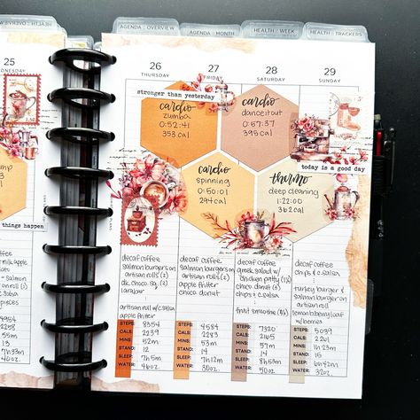 AFTER THE PEN 🤗🌸☕️🧡📒 Health Planner - Lined Vertical Layout Coffee Café theme Stickers: @planything_ @the_happy_planner @amazon PET Tape: @journalsayshop @amazon Washi: @planything_ @amazon @stationerypal @thewashitapeshop Insert: @squairdshop #afterthepen #beforethepen #happyplannerfitness #happyplannerwellnesslayout #wellnesshappyplanner #healthplanner #linedverticallayout #fitnesshappyplanner #happyplannerwellness #classichappyplanner #happyplannerclassic #decorativeplanner #weeklylayo... Happy Planner After The Pen, Happy Planner Layout Ideas, Planner Amazon, Fitness Happy Planner, Artisan Rolls, Vertical Layout Planner, Stronger Than Yesterday, Happy Planner Layout, Planner Vertical