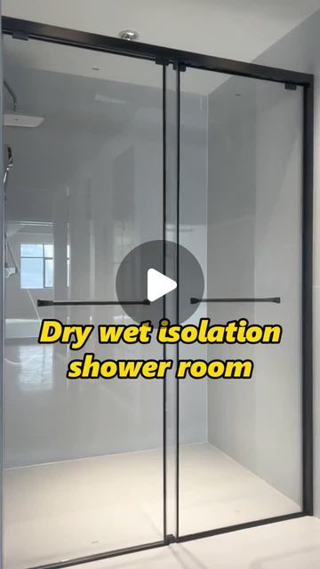 chinawindowdoors on Instagram: "The shower room adopts a hidden drainage design,and the bathroom will no loner be wet.

#showerroom #glassroom #glassdoor #bathroom #aluminium #alloy #interiordesign #design #tottme ##tottmetal" Drainage Design, Glass Room, The Shower, Home Reno, Shower Room, The Bathroom, Glass Door, Aluminium Alloy, Bathroom Design