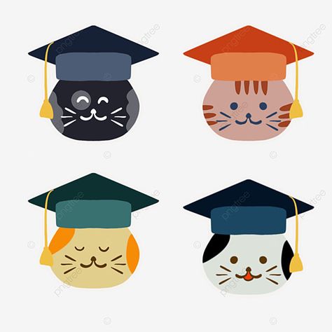 Graduation Doodles, Graduation Cap Cute, Cake Sicles, Cap Clipart, Cap Png, Food Studies, Doodle Kawaii, Kawaii Png, Graduation Clipart