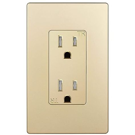 Elite Series, Outlet Covers, Wall Plate, Switch Plates, Outlet, Home Improvement, Tools, Wall, Gold