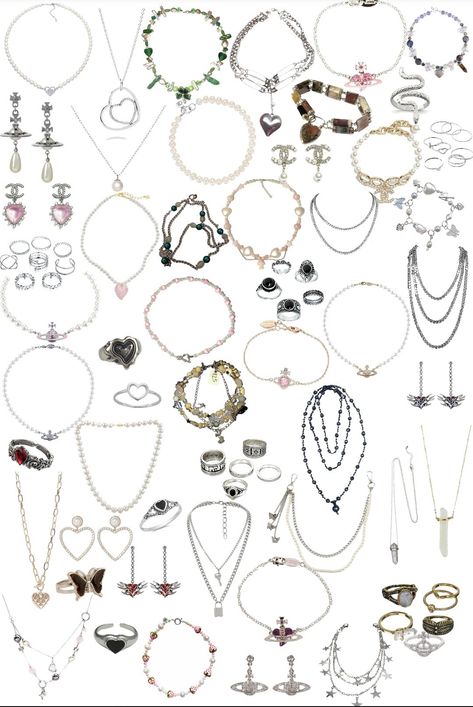 Dope Jewelry Accessories, Grunge Accessories, Downtown Outfits, Y2k Jewelry, Dope Jewelry, Funky Jewelry, Tokio Hotel, I Love Jewelry, Girly Jewelry