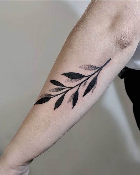 Negative Space Leaves Tattoo, Old School Leaf Tattoo, Flower Shadow Tattoo, Black Botanical Tattoo, Dark Vine Tattoo, Dark Leaf Tattoo, Dark Leaves Tattoo, Solid Black Tattoo Cover Up, Dark Tattoo Cover Up