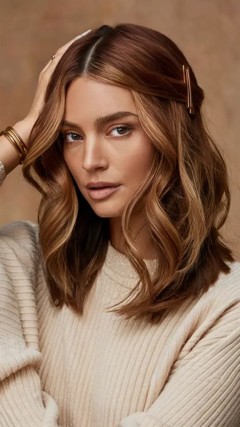 27 Balayage Hair Color Trends for 2025: Stunning Shades to Transform Your Look Light Warm Brown Hair, Subtle Caramel Highlights, Red Shampoo, Ash Brown Balayage, Golden Brown Hair Color, Warm Brown Hair, Neutral Skin Tone, Golden Brown Hair, Balayage Hair Color