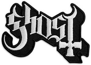 Ghost BC Band Logo Patch - Rock Emblem Embroidered Iron-on Patches - Heavy Metal Embroidery Emblem – Iron On and Sew On Applique Patch for Bikers - 3.8 x 2.6 inches Bc Logo, Metal Embroidery, Ghost Logo, Emblem Embroidery, Band Patches, Rave Gear, Band Ghost, Ghost Bc, Cute Patches