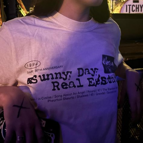 sunny day real estate 🌞 Sunny Day Real Estate, 30th Anniversary, Sunny Day, Sunny Days, Real Estate, Quick Saves, Clothes