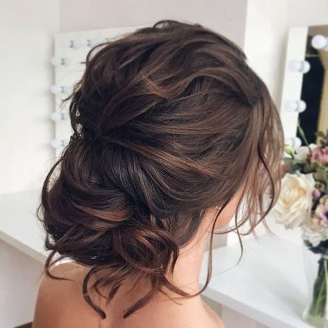 Hairstyle Bridesmaid, Gorgeous Wedding Hairstyles, Messy Wedding Hair, Loose Updo, Side Hairstyles, Wedding Hair Inspiration, Wedding Hairstyles Updo, Wedding Hairstyle, Wedding Updo